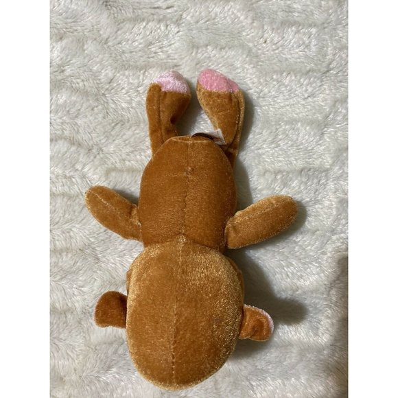 Peek A Boo Toys Plush Vintage Monkey Pink Brown Stuffed Animal - Picture 4 of 8